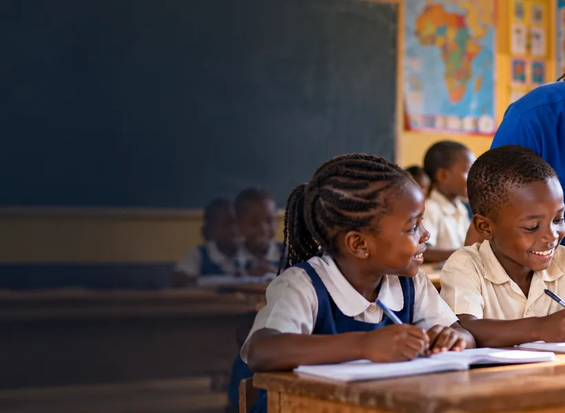 Illustrative classroom scene
