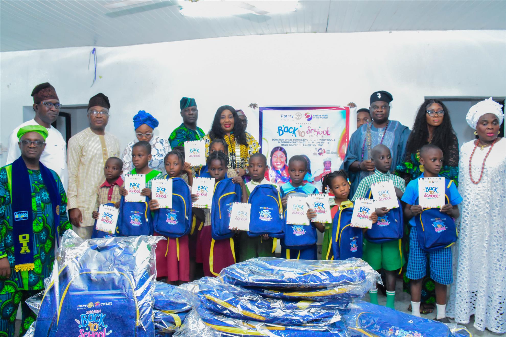 Donating scholarships to students in Nigeria